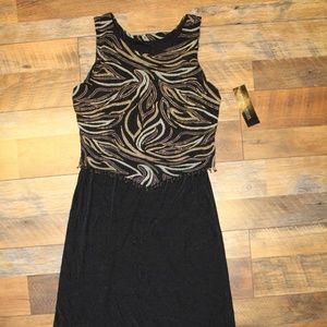 Glitter & Beaded Stretch Tank Dress